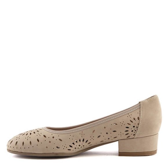 David Tate NEW Proud Perf Nubuck Leather Comfort Pumps Women's 10N Shoes SlipOn - Picture 6 of 13